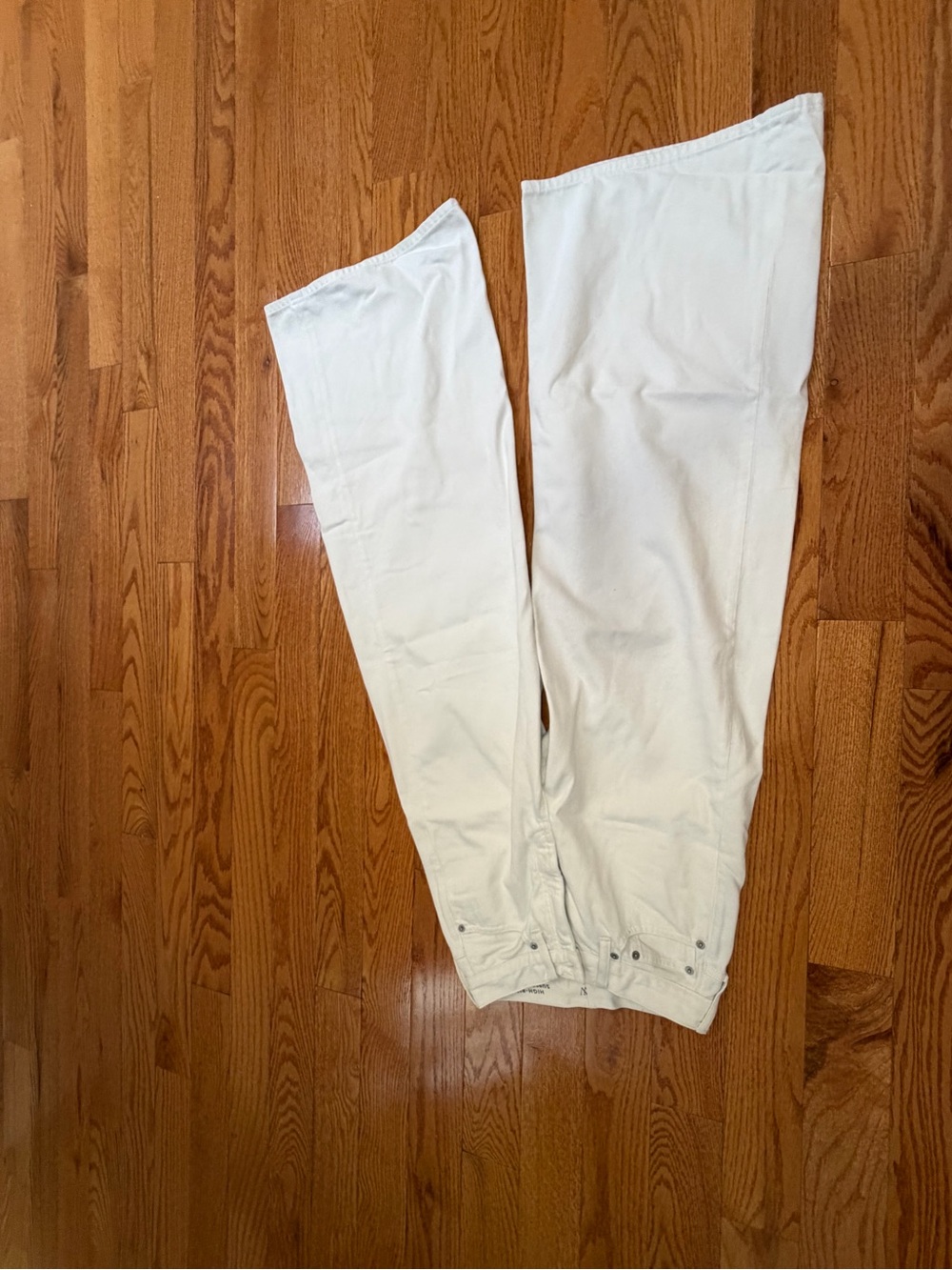 J. Crew White Wide-Leg Pants